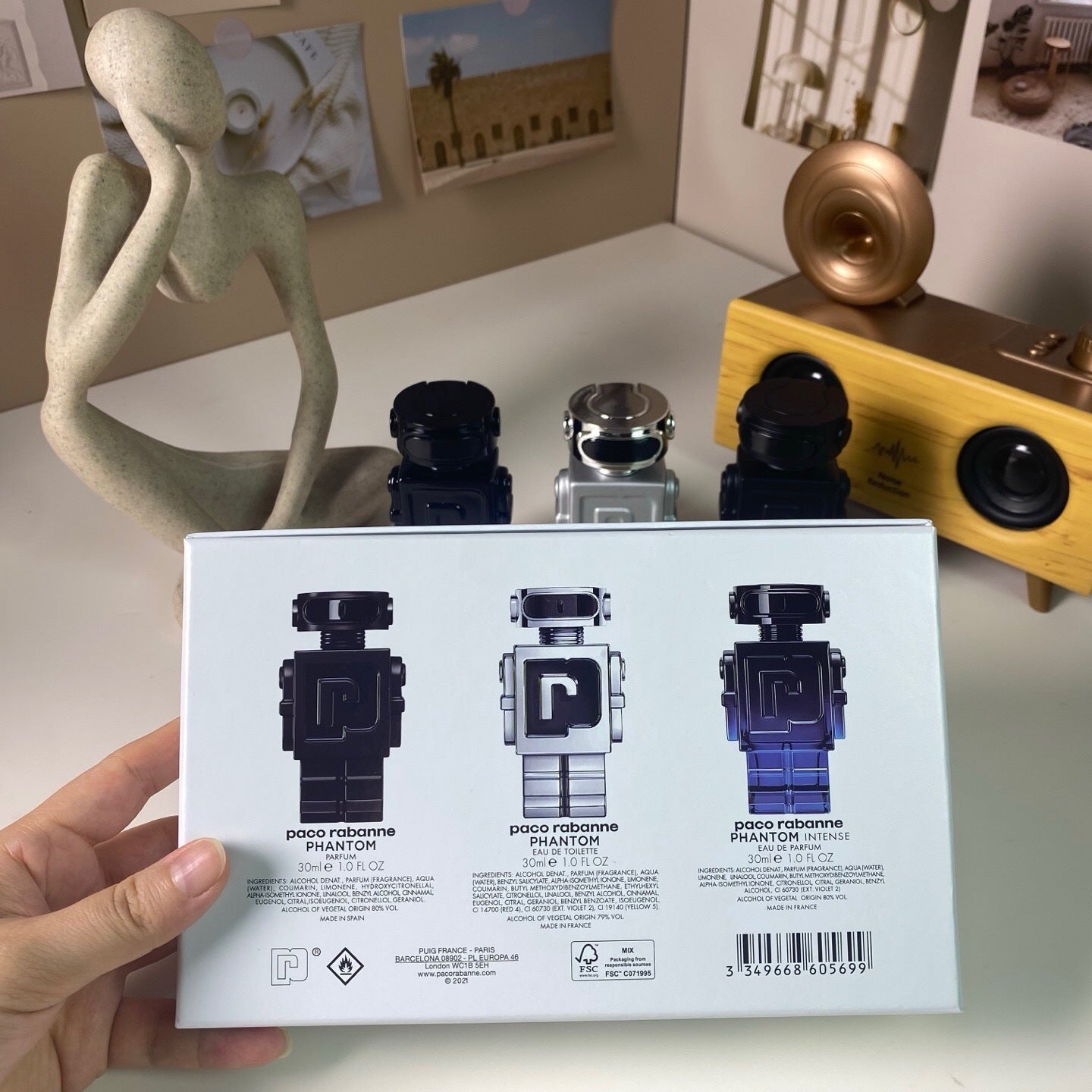 Robot Men's Perfume Three-Piece Set 30ml*3
