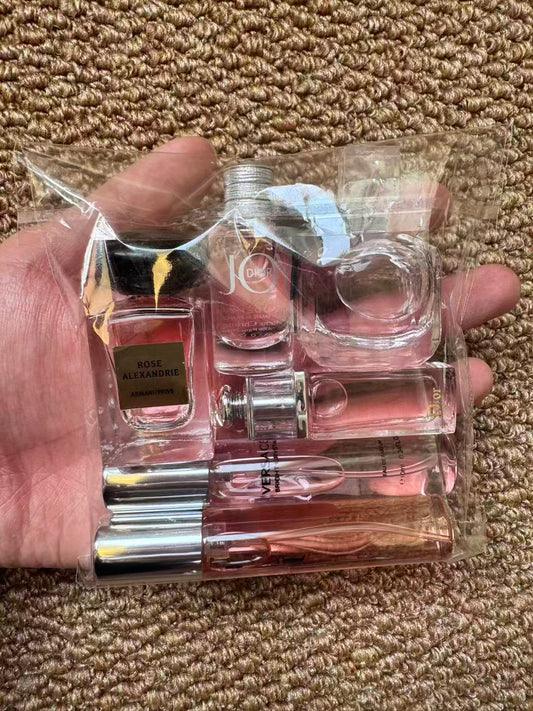 Combination perfume sample set for trial 6 samples