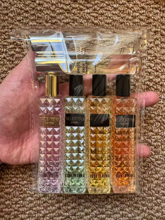 Combination perfume sample set for trial 5 samples