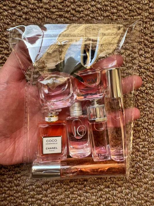 Combination perfume sample set for trial 6 samples